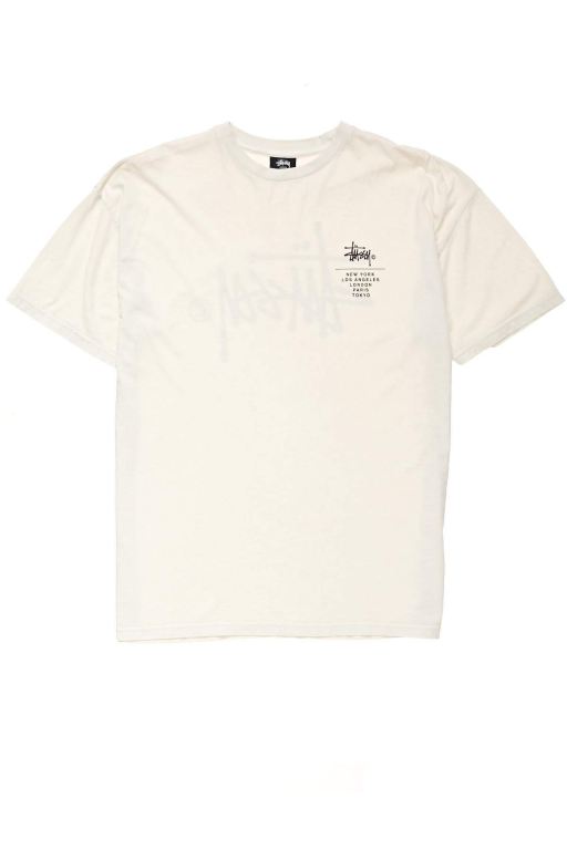 Stussy Womens Cities Relaxed T Shirt White - HWOQB2349